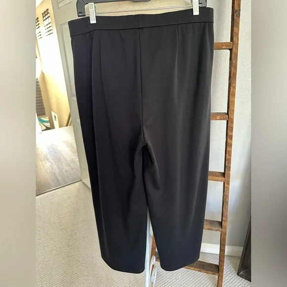 Eileen Fisher Black Wide Leg Pants, size medium - Picture 8 of 12